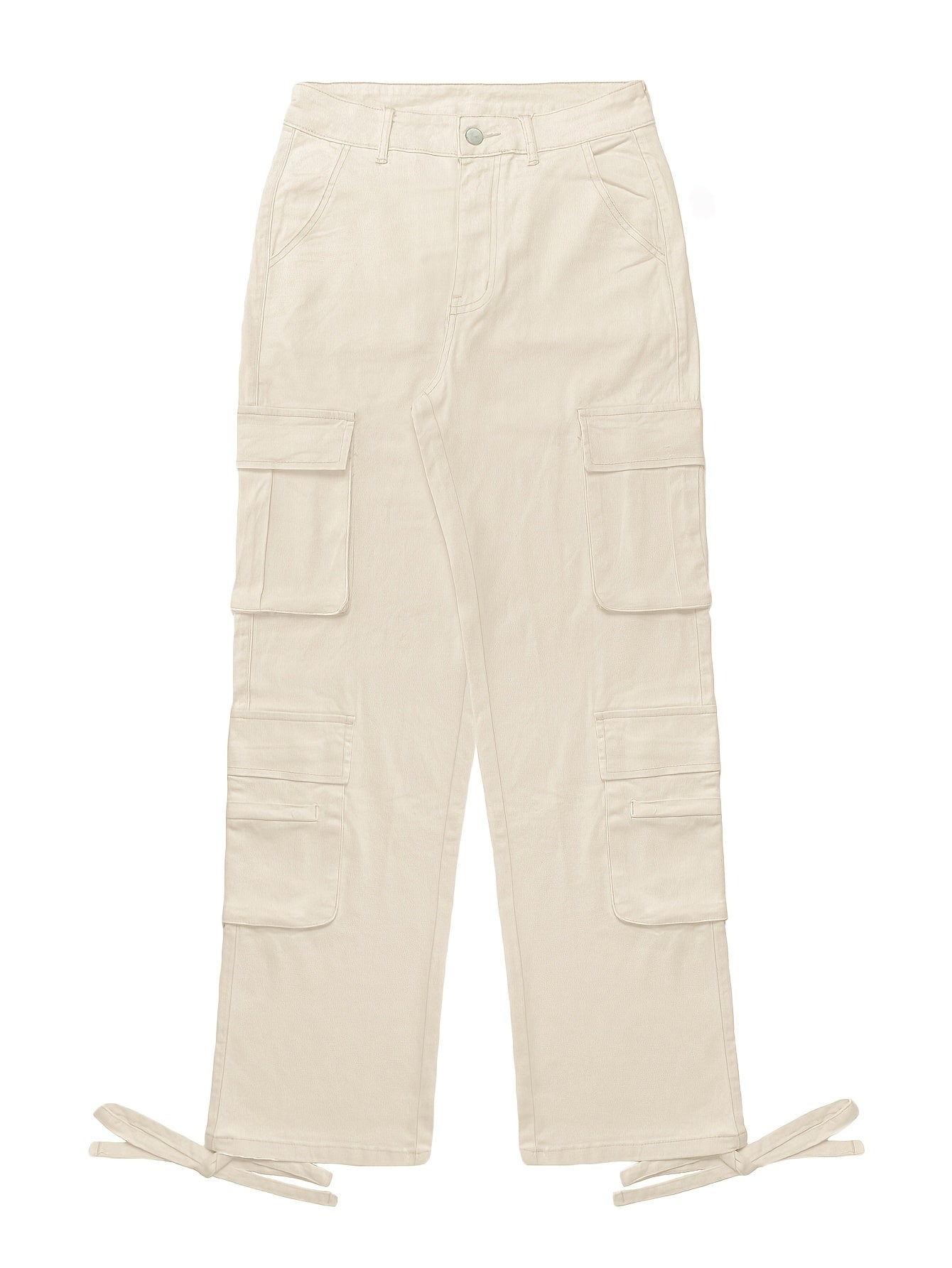 BAGGIES™ |Street Hip-hop Style Low Waist Multi Pocket Workwear Casual Denim Workwear Pants
