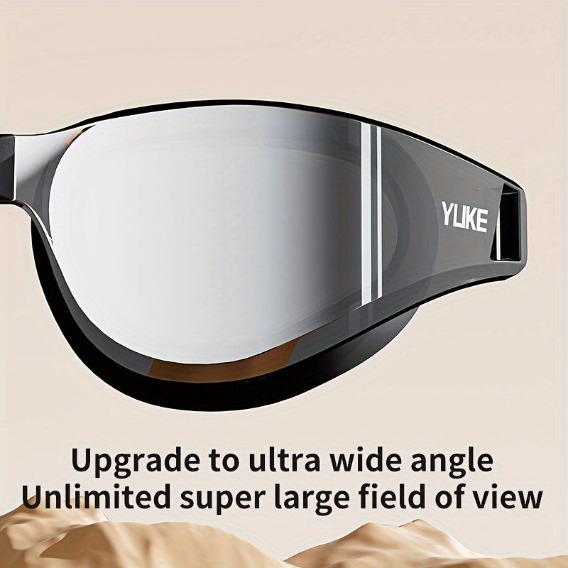 YLIKE™️Sleek Anti-Fog Silicone Swimming Goggles with HD Clarity - Waterproof, Adjustable Strap, Design for Men & Women,