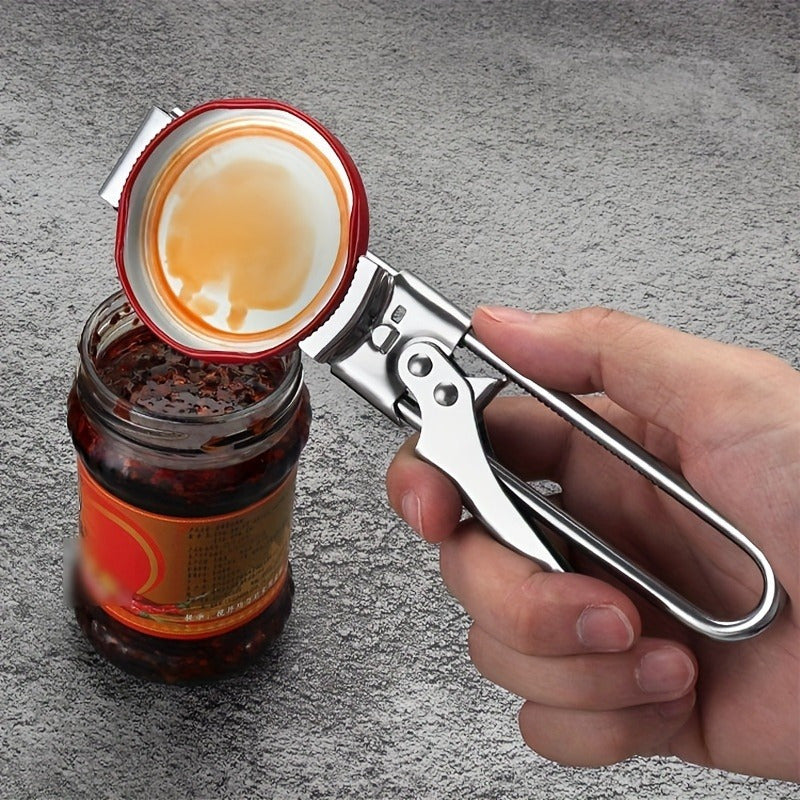GRIP™ NEW  1pc Labor-saving Twist Cap Artifact Adjustable Can Opener Household Condiment Bottle Convenient Non-Slip Bottle Opener Cap Opener Outdoor Camping