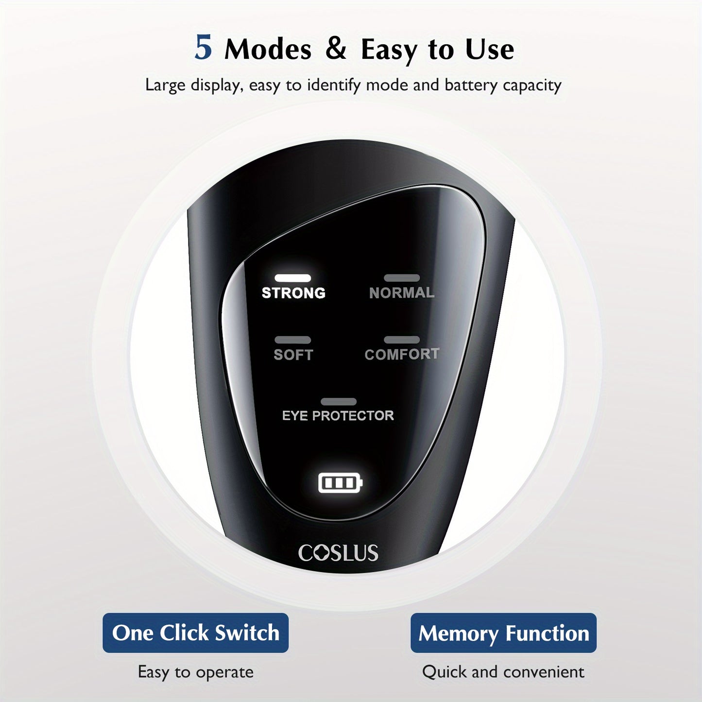 Facial Cleansing Brush Silicone Face Scrubber: COSLUS Rechargeable Face Wash Brush, 4 Cleansing Modes, Electric Face Exfoliator For Father Men Women Gift Cleaning, Exfoliating, Massaging Black