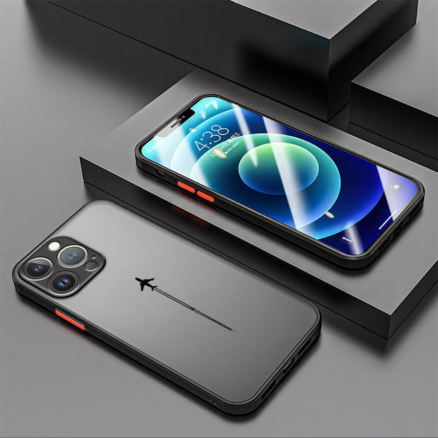 BASE™️High-Quality Phone Case with an Airplane Design for Various Apple Iphone Models, Including 16 Pro MAX, 13, 14, 15 PRO AND MORE, Soft Protective Cover.
