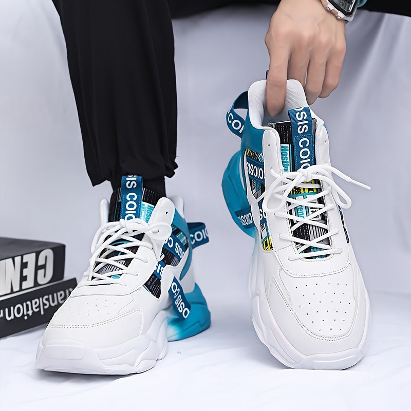 "Urban Stride™ Men's/ Women's Chunky Sneakers – Bold, Comfortable, and Built for Street-Ready Style", Comfy Non-Slip Durable Soft Sole Lace Up Sneakers For Outdoor Activities