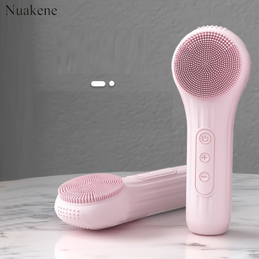 HYDRI ™Electric Facial Cleanser Brush, Silicone Face Scrubber, Face Wash Brush for Men & Women,