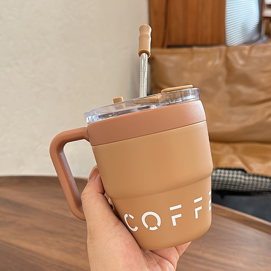 MOOCAFE ™16oz Stainless Steel Insulated Coffee Mug Perfect for Home, Office, Camping, Portable, Vacuum, Outdoor