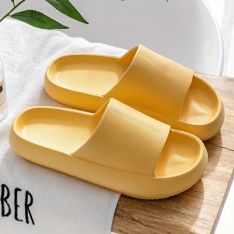 SANDAY™️Casual Non Slip Men's /WOMENS Pillow Slides, EVA Open Toe Shoes For Indoor Outdoor Beach Shower, Spring And Summer