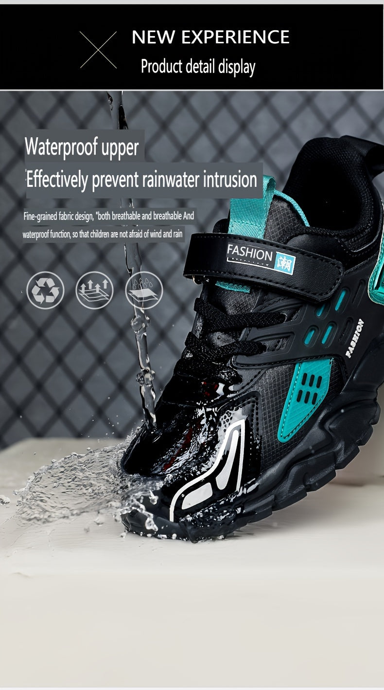 Boy'S ™️Trendy Chunky Shoes, Comfy Non Slip Casual Soft Sole Waterproof Sneakers For Kids Outdoor Activities