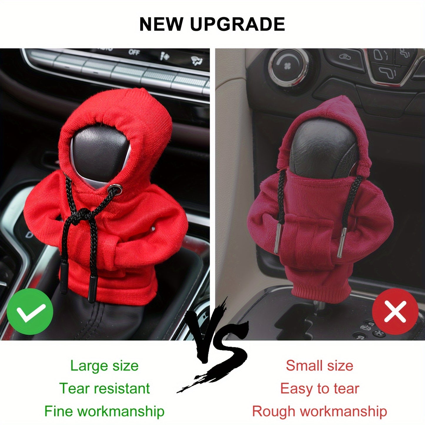 Hoodie car gear / Car Gear Shift Cover Hoodie, Fashionable Mini Hooded Sweatshirt, funny gear hoodie Interior Accessories Decor