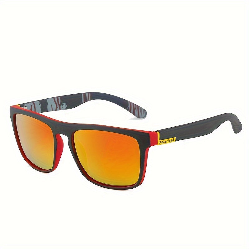 CLOUDY™️8pcs Men's Sunglasses - Vibrant Eyewear, Travel & Daily Wear, Durable PC Frame, Retro Style, with Colorful Scenic Lenses,