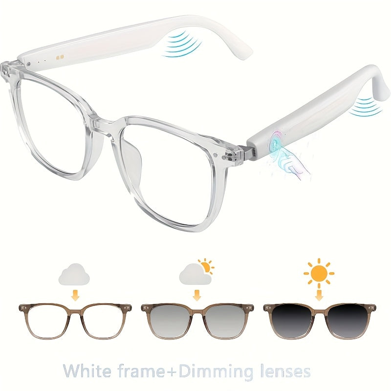 CATCHING ™️Smart Glasses, Touch Control, Built-in Microphone, Rechargeable Battery, Anti-Blue Light, Great for Office, Outdoor, Sports, Driving, Music Playback,