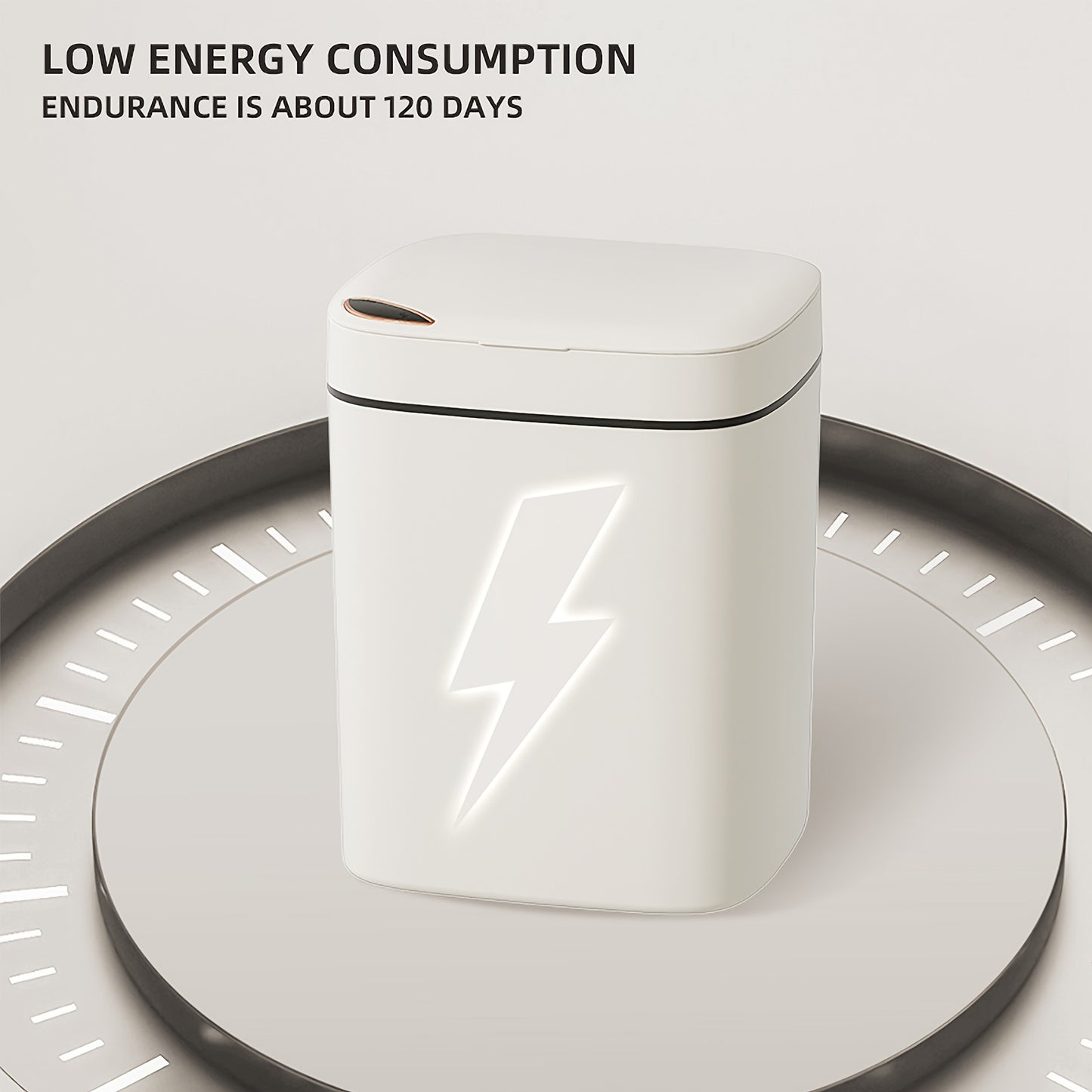 DUMPSTER™️ hands free disposal, Touch-Free Smart Trash Can - Sleek Design, Low Voltage, Easy Clean - Home & Office Compatible, Battery-Operated (Batteries Not Included)