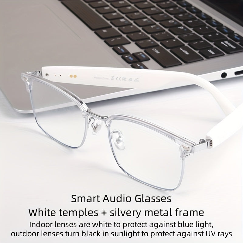 CATCHING ™️Smart Glasses, Touch Control, Built-in Microphone, Rechargeable Battery, Anti-Blue Light, Great for Office, Outdoor, Sports, Driving, Music Playback,