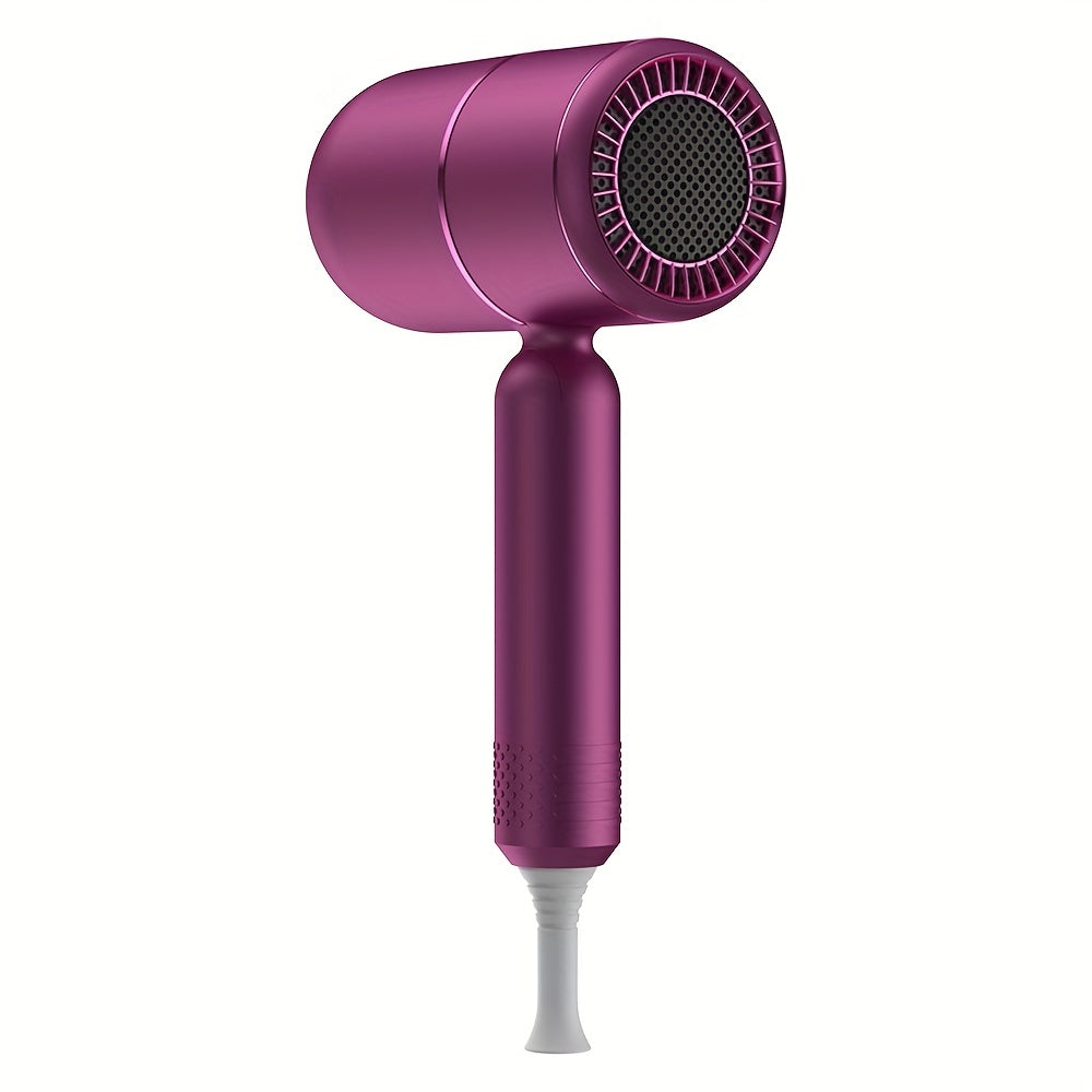 JUSTFAST™️2000W   Ionic Blow Dryer with Diffuser, Foldable Handle & Constant Temperature - Strong Wind, 8 Seconds Quick Drying, Travel-Friendly, Ergonomic Design for All Hair Types, 110-130V US Plug