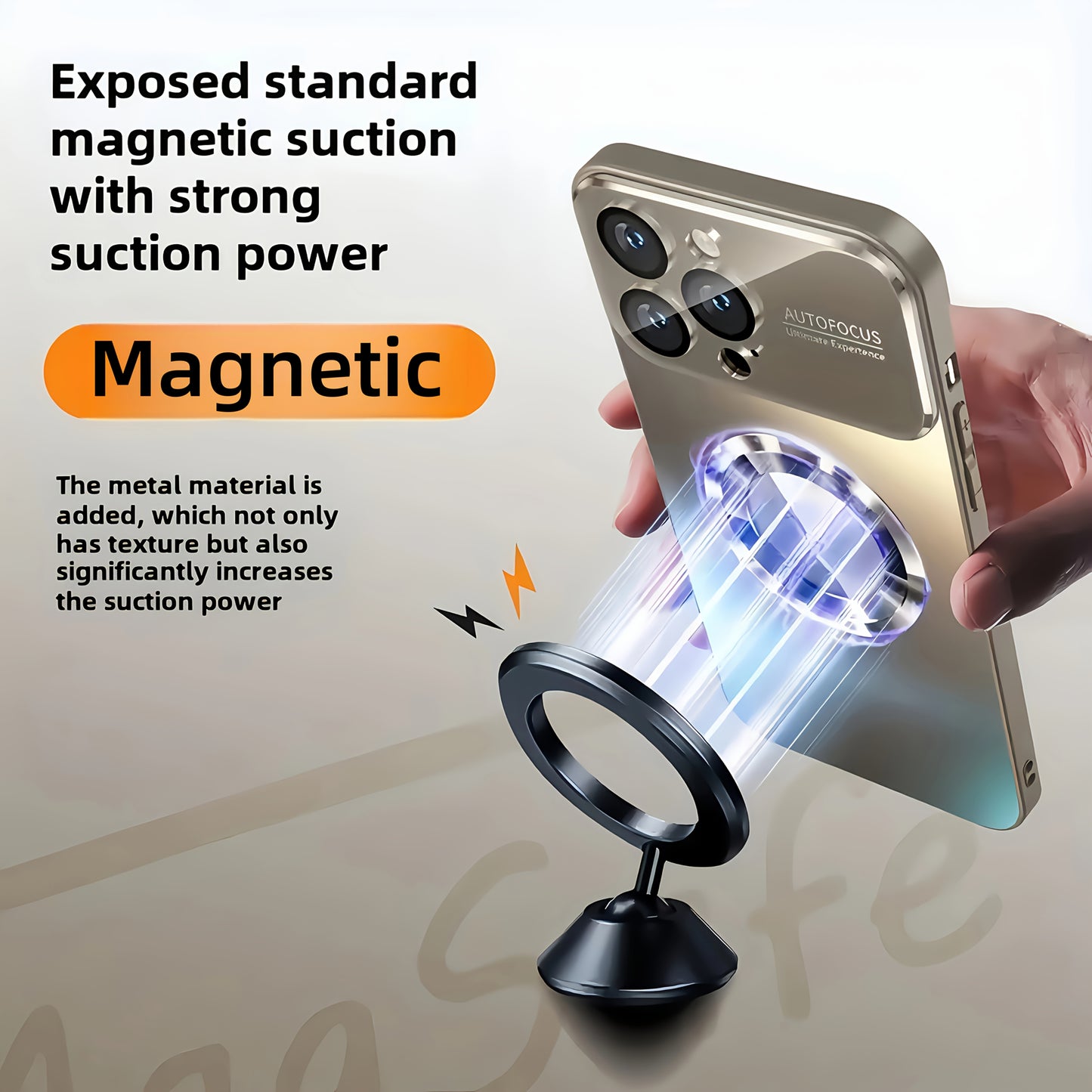 SAFE CASE ™️2025 New Premium Titanium Metallic Shade New Matte Phone Cover for Iphone 16/15/14/13/12/11 Pro Max Plus, Compatible with Magnetic Wireless Charging, Includes Camera Lens Protection Case