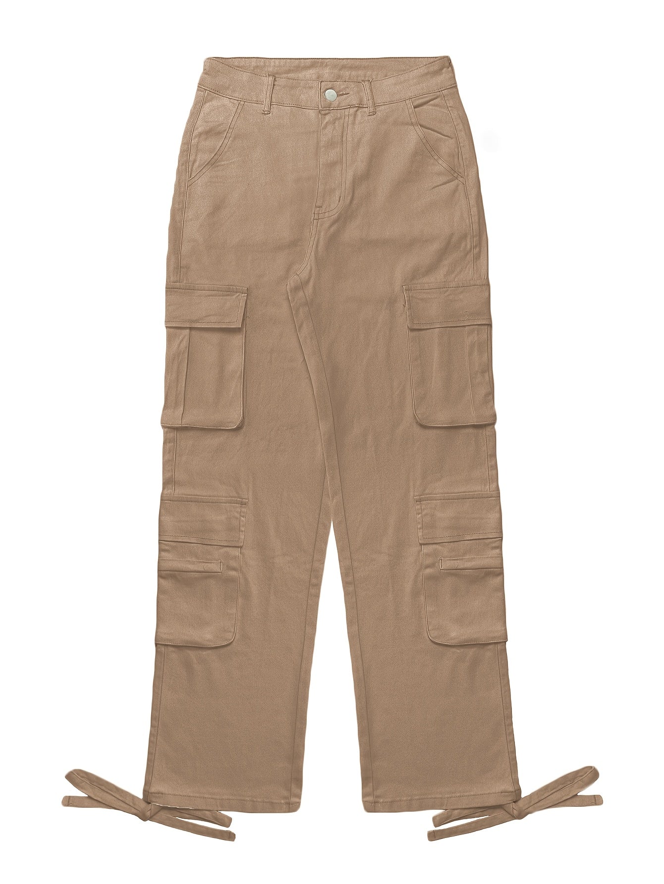 BAGGIES™ |Street Hip-hop Style Low Waist Multi Pocket Workwear Casual Denim Workwear Pants