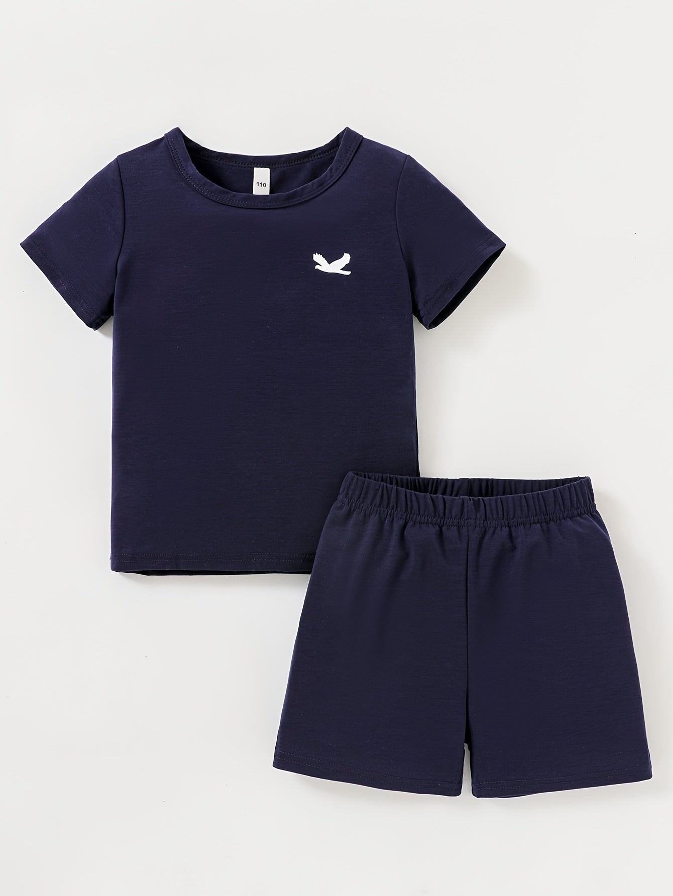 KIDFIT ™️12PCS - Targeted Development Of Summer New Boys' And Girls' Fashion Shorts Set, Printed Casual Set, Six Tops, Six Shorts