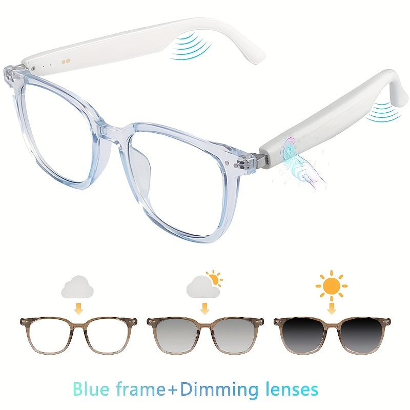 CATCHING ™️Smart Glasses, Touch Control, Built-in Microphone, Rechargeable Battery, Anti-Blue Light, Great for Office, Outdoor, Sports, Driving, Music Playback,