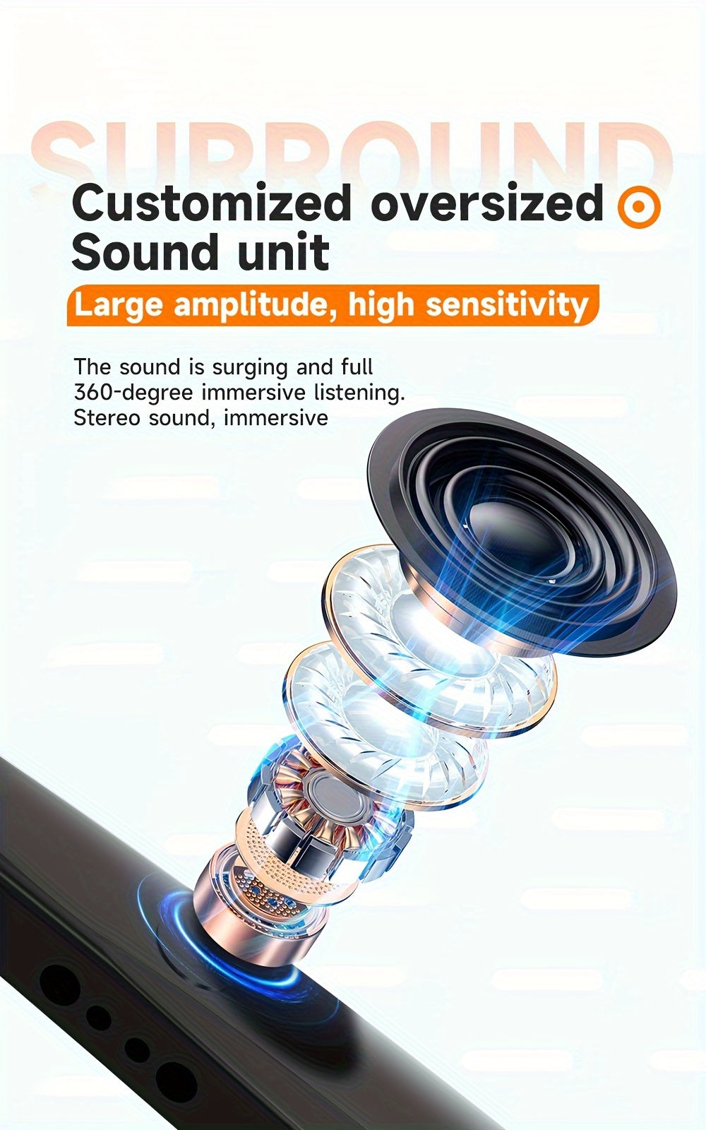 SEESMARTLY ™️Smart Glasses Listenable Songs, Glasses for Men and Woman, 100H Standby Time Long Battery, Athletic/Outdoor UV Protection And Voice Control