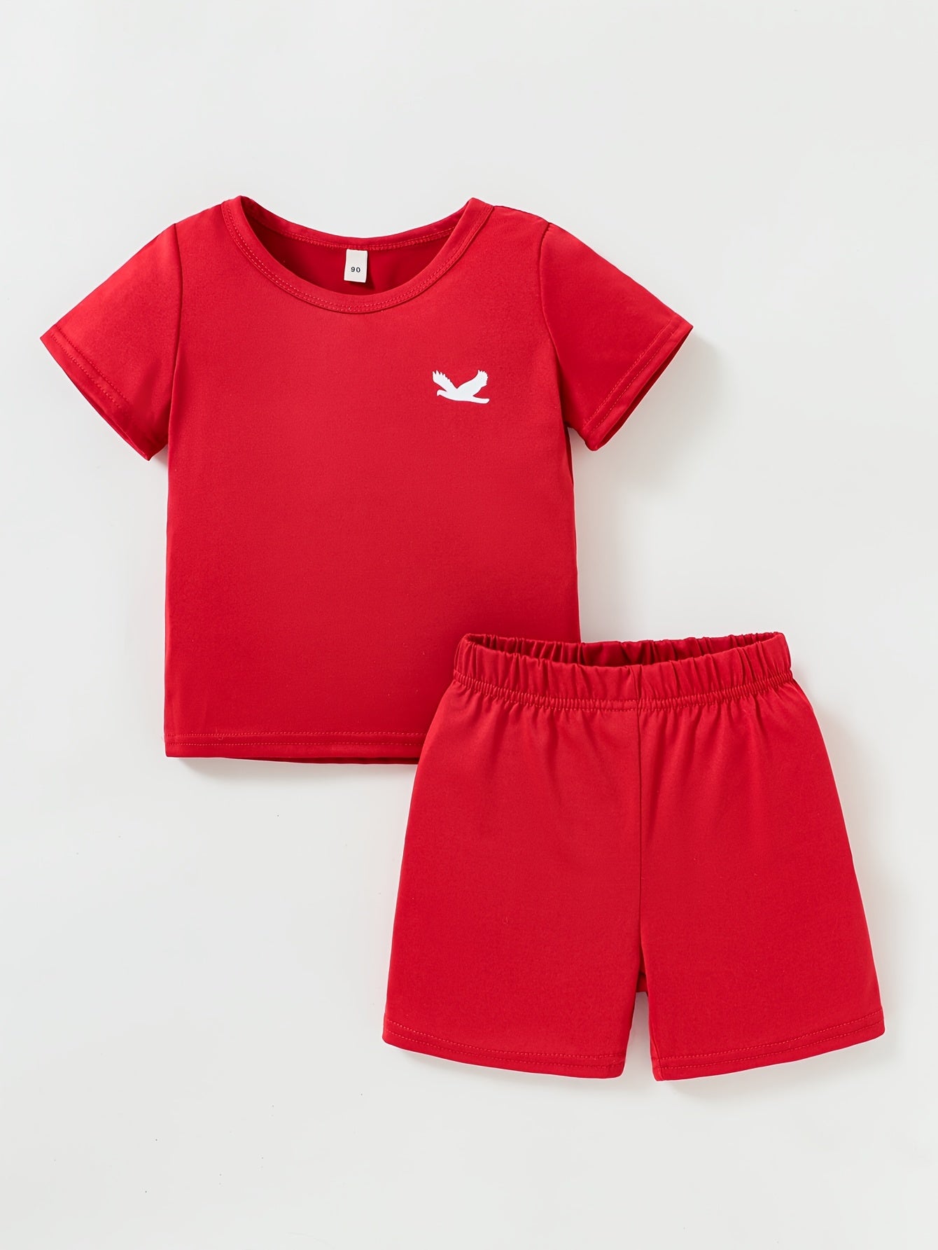 KIDFIT ™️12PCS - Targeted Development Of Summer New Boys' And Girls' Fashion Shorts Set, Printed Casual Set, Six Tops, Six Shorts