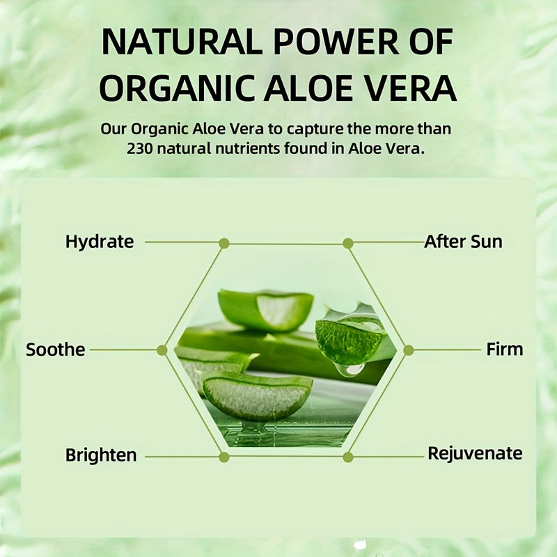 30G/ ZERELLE ™ALOE VERA CREAM with Hyaluronic Acid, Replenishes And Locks in Moisture, Keeps Skin Tender And Smooth, Gentle And Non-Irritating