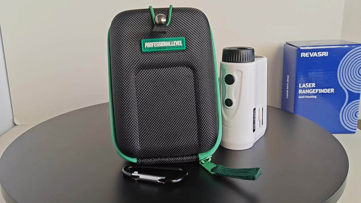 GOLF PAL ™   REVASRI Golf Rangefinder with Slope and Pin Lock Vibration, External Slope Switch for Golf Tournament Legal, Rangefinders with Rechargeable Battery 1000YDS Laser Range Finder