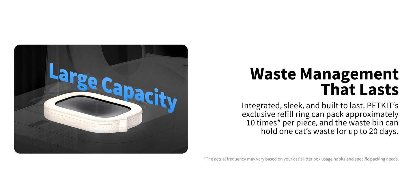 PETKIT™️ 2025 New PUROBOT MAX PRO/ Ultra Self-Packing & AI-Powered Camera Automatic Cat Litter Box, 5G Wi-Fi Self Cleaning Cat Litter Box, True Hands-FrEE