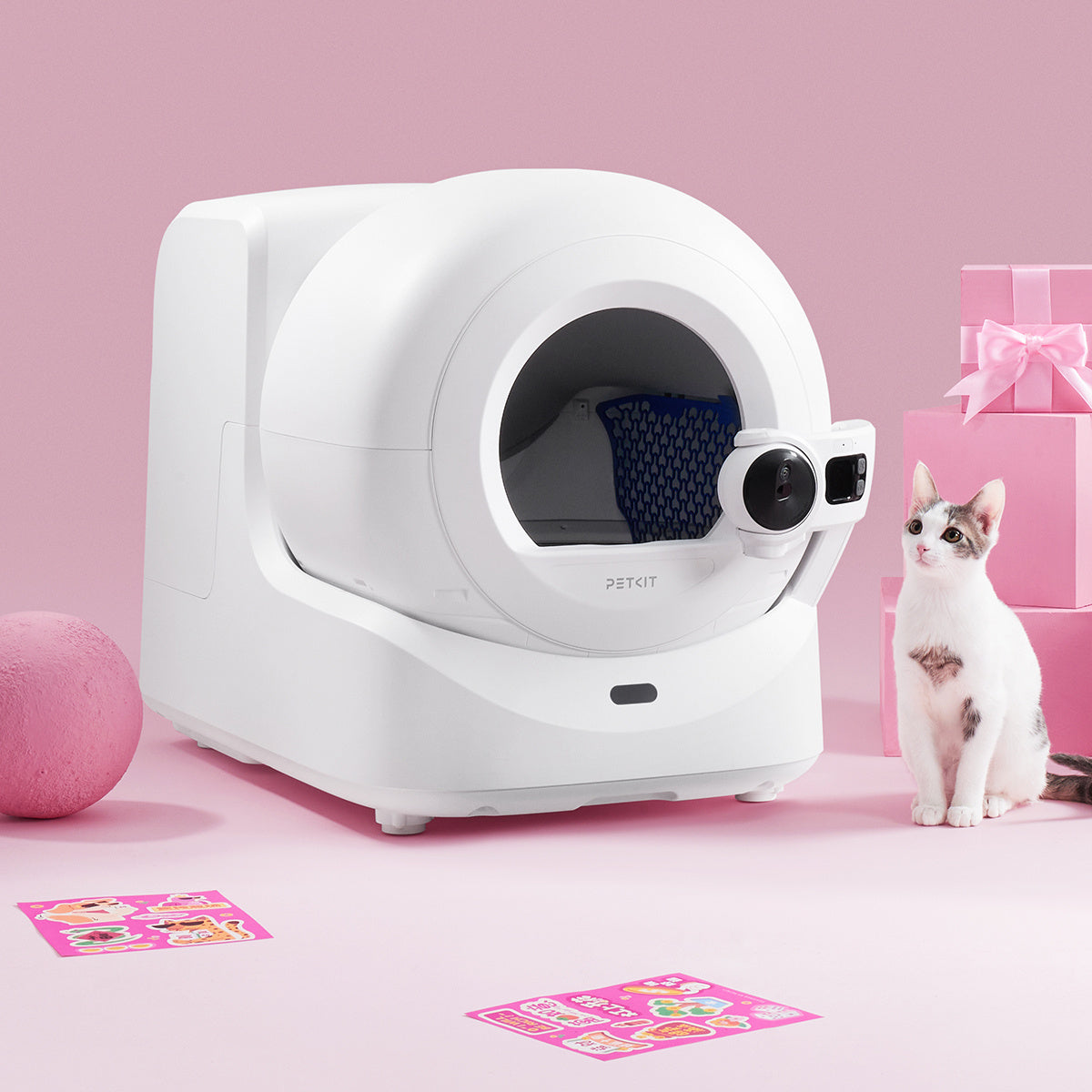 PETKIT™️ 2025 New PUROBOT MAX PRO/ Ultra Self-Packing & AI-Powered Camera Automatic Cat Litter Box, 5G Wi-Fi Self Cleaning Cat Litter Box, True Hands-FrEE