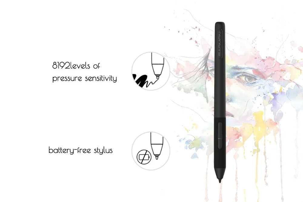 GAOMONS™ |620 Small Graphics Tablet 6*4 Inch Drawing Tablet with Pen 8192 Levels Pressure, Easy Connect to Android, Phone, Laptop, PC, etc.