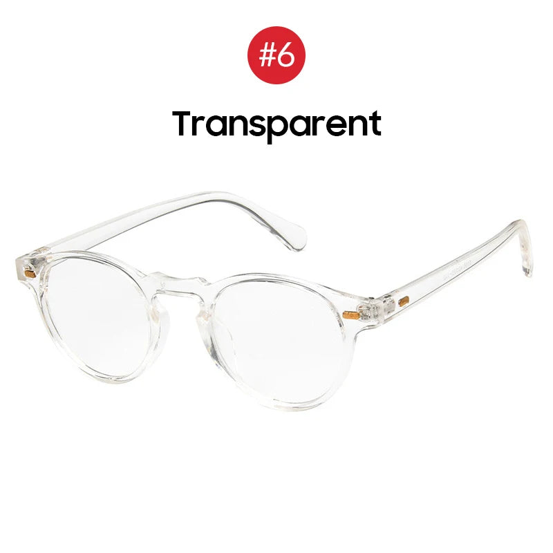 VIVIBEE™ Men Fashions 2025 Oval Small Sunglasses Clear Classic UV400 Sunglasses Trends for 2025 Transparent Shades for Women