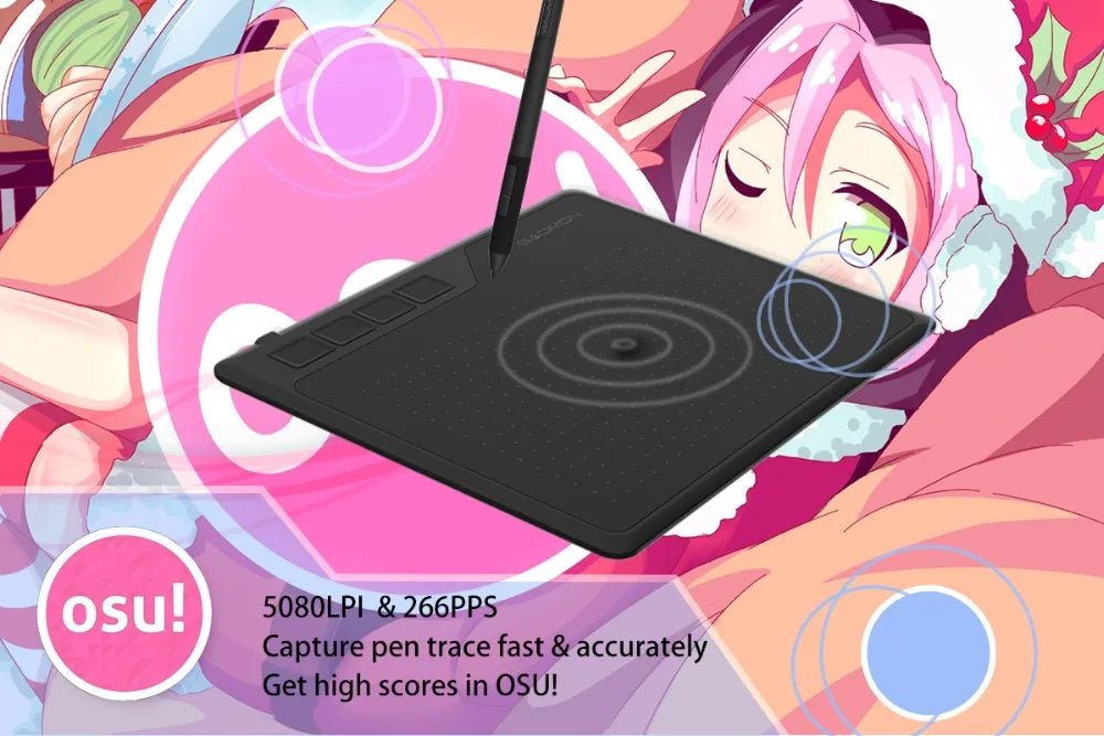 GAOMONS™ |620 Small Graphics Tablet 6*4 Inch Drawing Tablet with Pen 8192 Levels Pressure, Easy Connect to Android, Phone, Laptop, PC, etc.