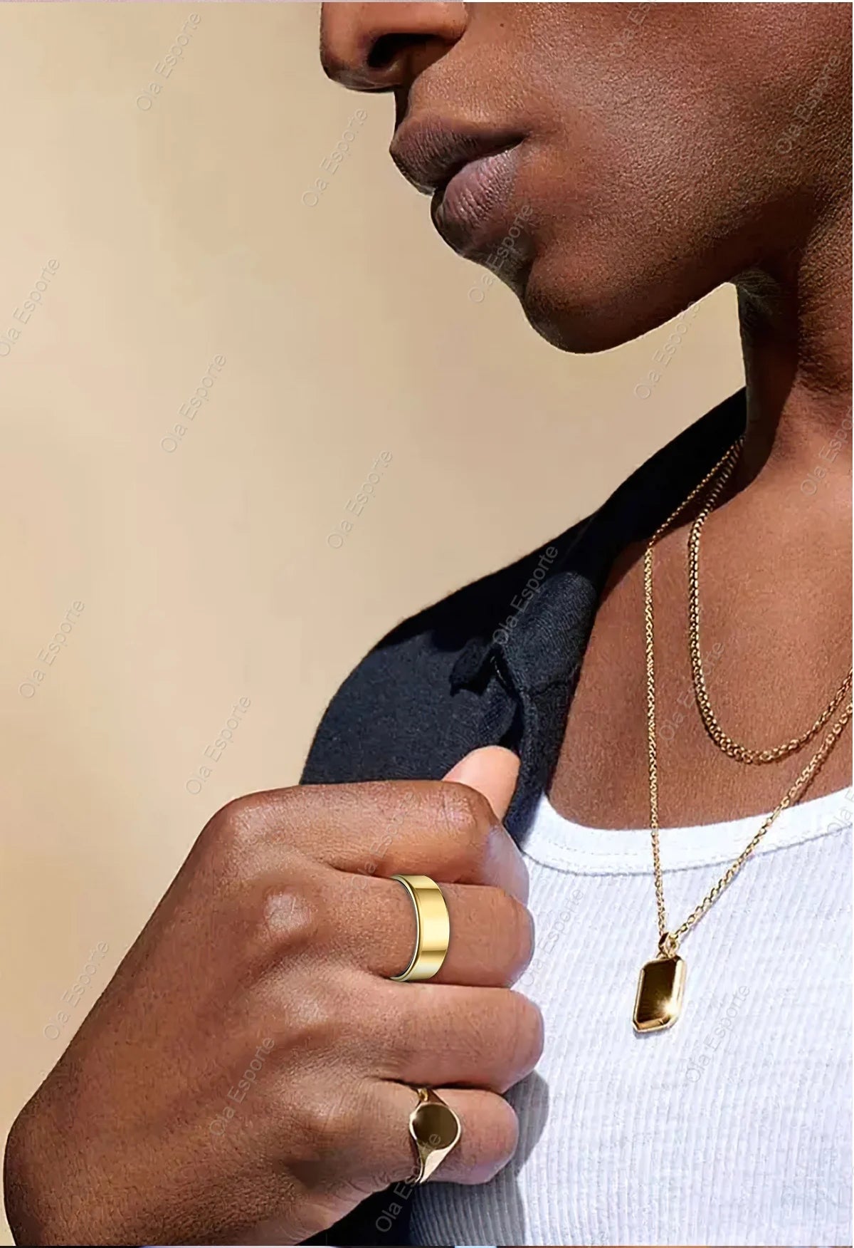 XIAOMI™ | 2025 New Smart Ring for Men and Women, Heart Rate and Blood Oxygen Monitor Smart Ring IP68 & 5ATM, Waterproof, Includes Multi-sport Mode