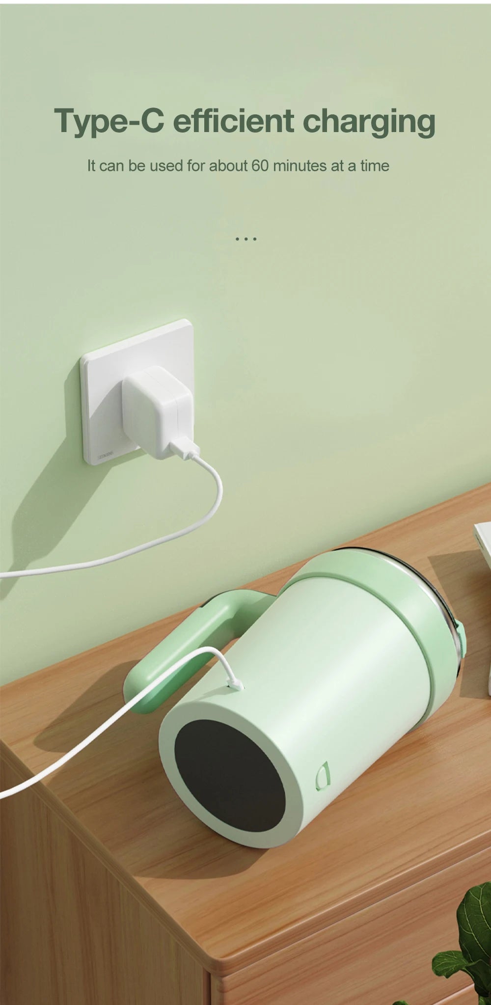 HUG IN A MUG™ |Automatic Stirring Cup, Rechargeable, Magnetic Mixer, Stainless Steel Coffee Mug