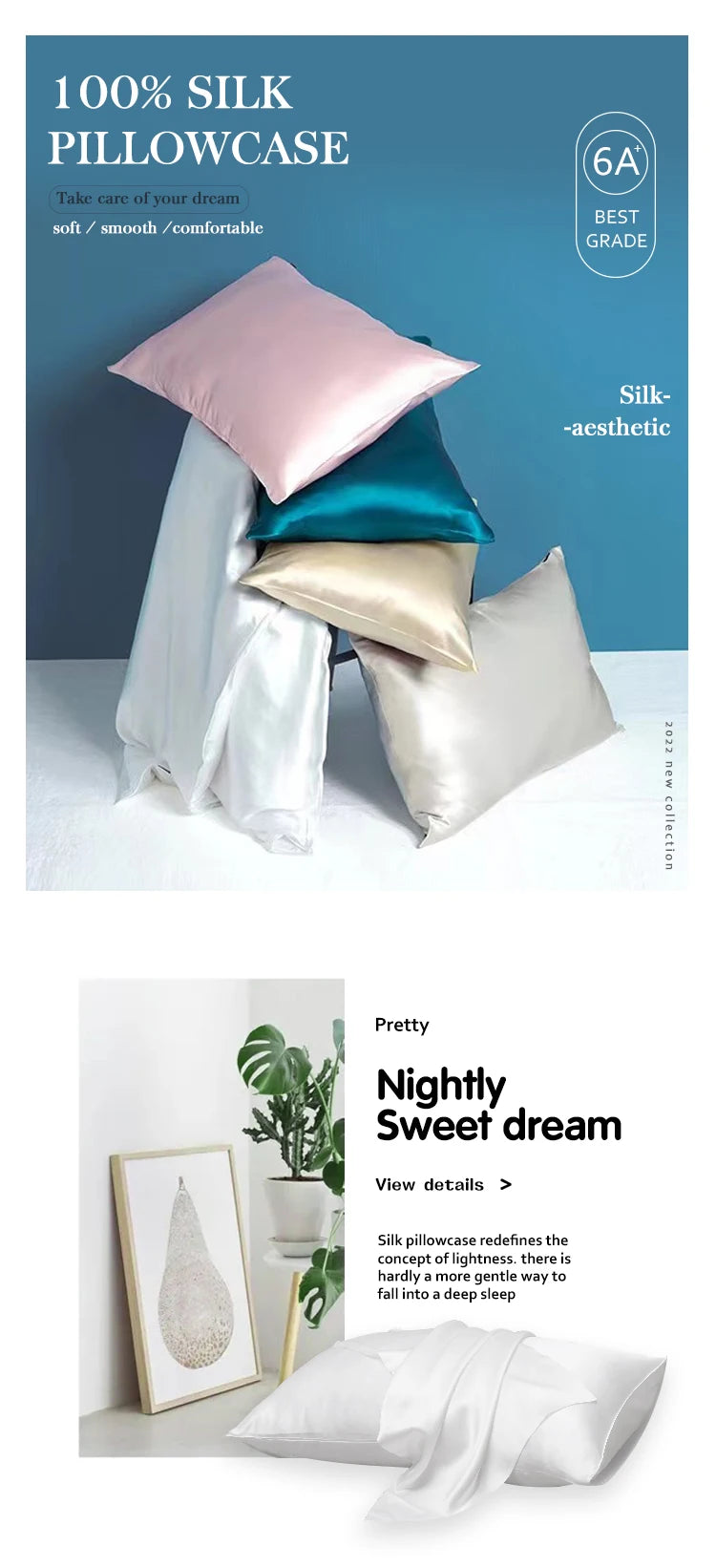 SILKY™ Pillow Cover, Soft and Luxuries