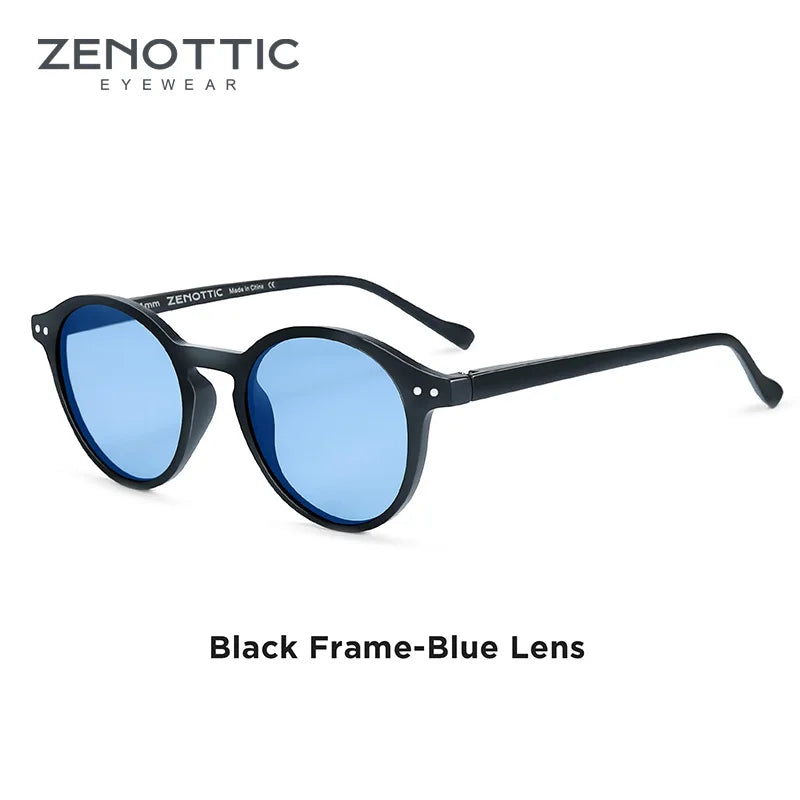 ZENOTTIC ™️ (S Size) Retro Circular Polarized Sunglasses 2025 Men/ Women Vintage Small Round Sunglasses UV400 Goggles Shades