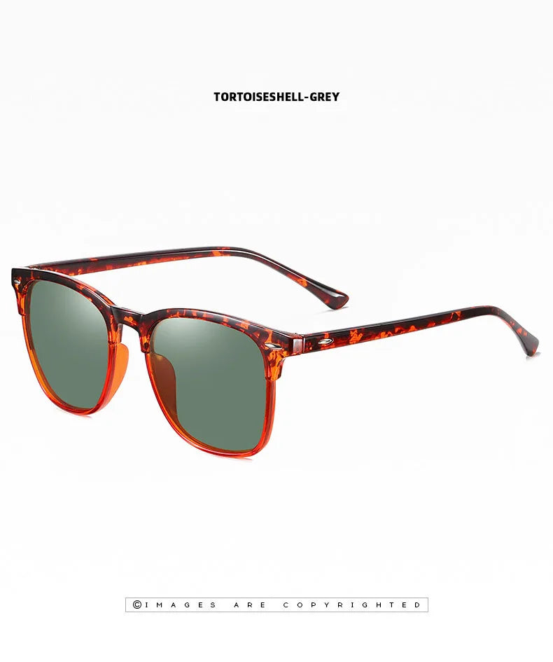 MIRO™ New Polarized Sunglasses, Classic Retro Men Sunglasses, Outdoor Sunglasses, UV400 Plastic Square Trending Shades Eyewear