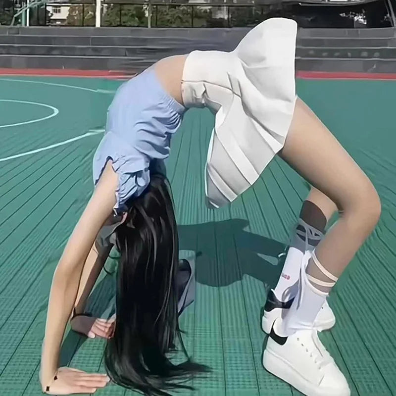 SKIRTING THE ISSUE™ |Trendy Cute Skirt for Ladies, Summer Clothes, Women's High Waist Harajuku Korean Style