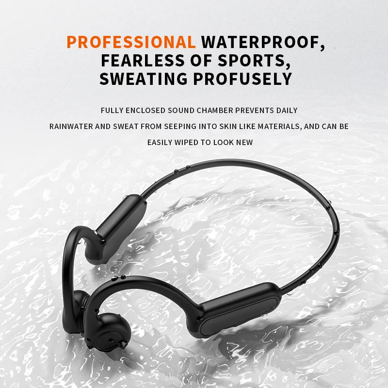 SONIC™ Xiaomi Mijia Real Bone Conduction Sport Headphone Wireless Earphone Bluetooth-Compatible Headset Hands-free with Mic for Running