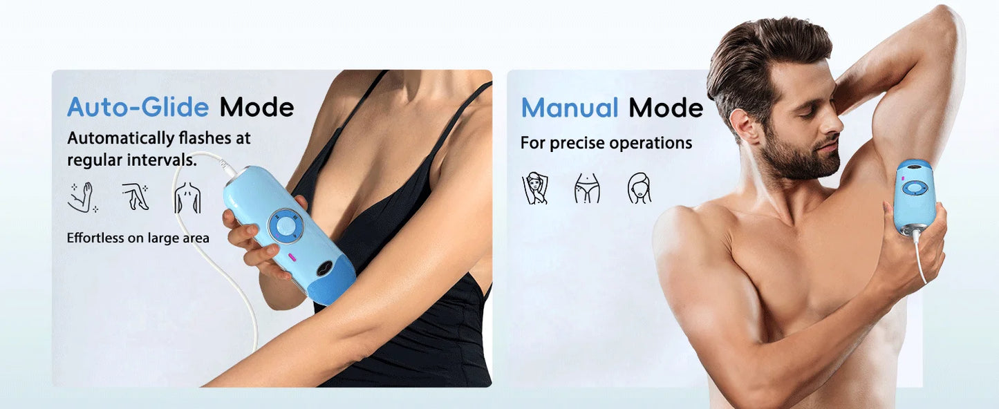 TOTMIZBY ™️Laser Hair Removal Epilator Painless for Women and MEN IPL Hair Removal Home Hair Removal Beauty Device Facial Body Bikini Permanent