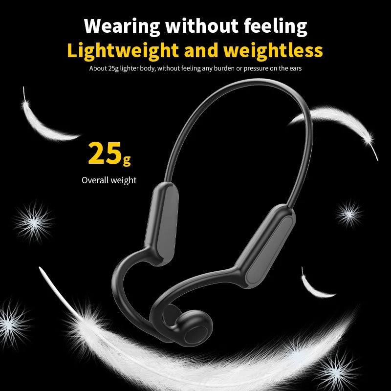 SONIC™ Xiaomi Mijia Real Bone Conduction Sport Headphone Wireless Earphone Bluetooth-Compatible Headset Hands-free with Mic for Running