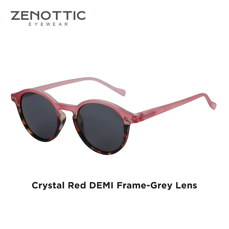 ZENOTTIC ™️ (S Size) Retro Circular Polarized Sunglasses 2025 Men/ Women Vintage Small Round Sunglasses UV400 Goggles Shades