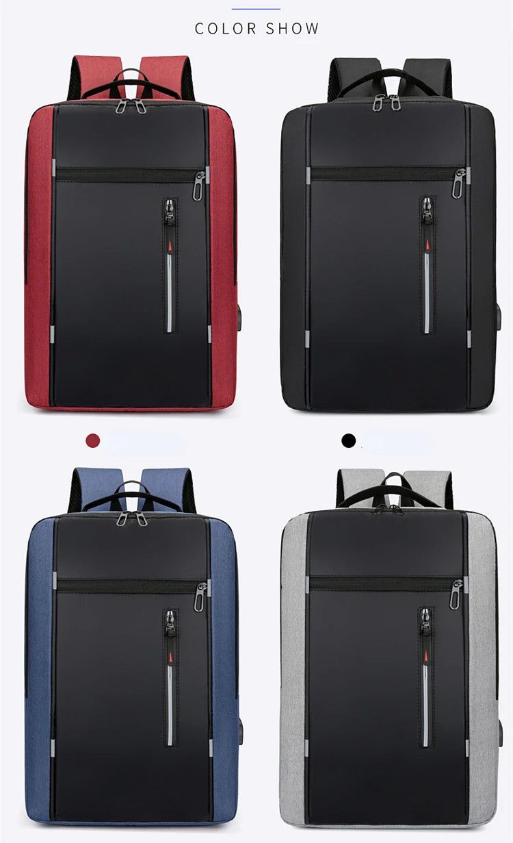 GO Gear; Waterproof Backpack Men /woman/business  USB School Backpacks 15.6 Inch Laptop Backpack Large Capacity Bagpacks for Men Back Pack Bags