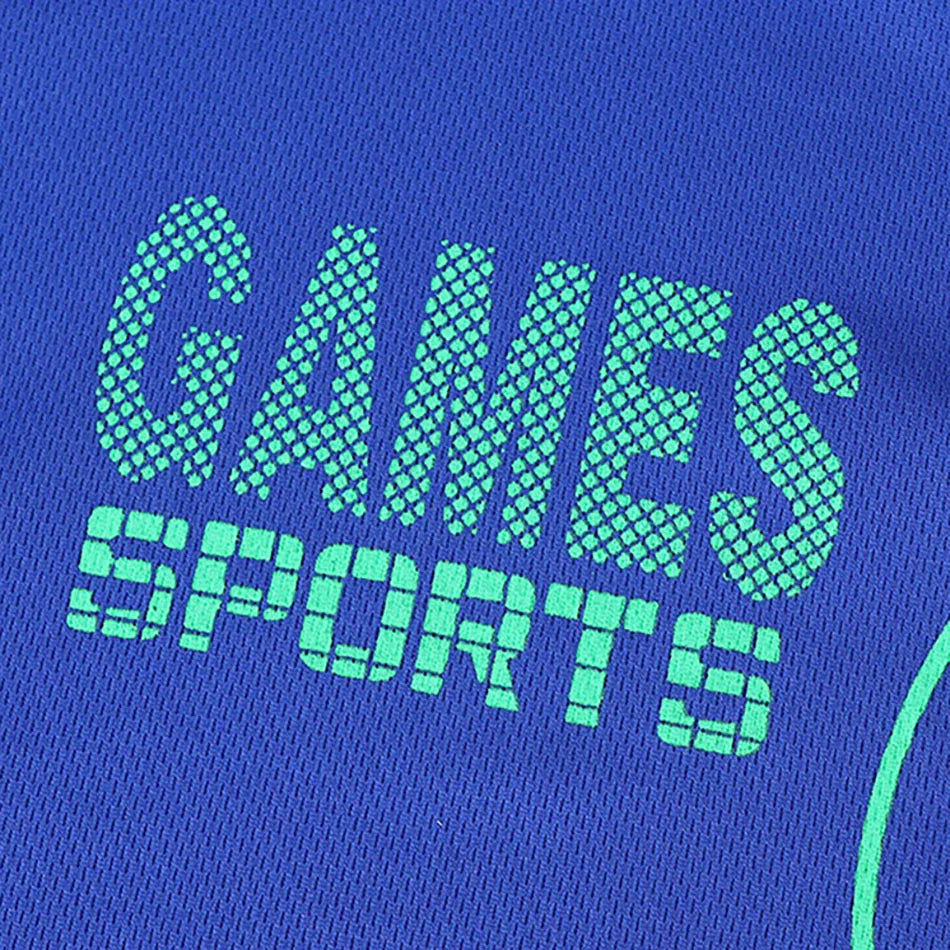 WEEGO™ Summer Collection Boys Basketball-Inspired Quick-Dry Home wear, Activity   Set Solid Color Sports Short and Sleeved Shorts Children Sets