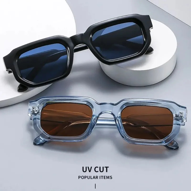 KOOL FRAMES™️ Fashion Retro Small Square Frame Sunglasses Women Shades UV400 Protection Vintage Punk Men Outdoor Sports Y2K Sunglasses