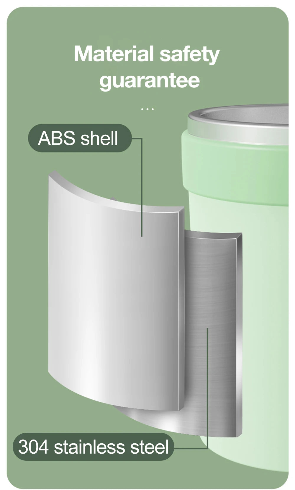 HUG IN A MUG™ |Automatic Stirring Cup, Rechargeable, Magnetic Mixer, Stainless Steel Coffee Mug