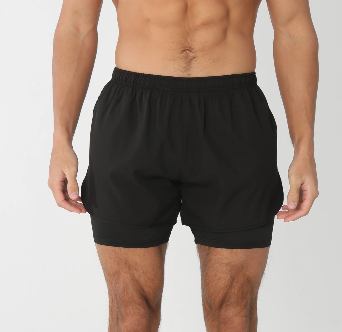 CLASS™️Gym Shorts Men Running Shorts with Liner Pockets Towel Loop Quick Dry Lightweight Workout Men's Breathable Athletic Sport Shorts