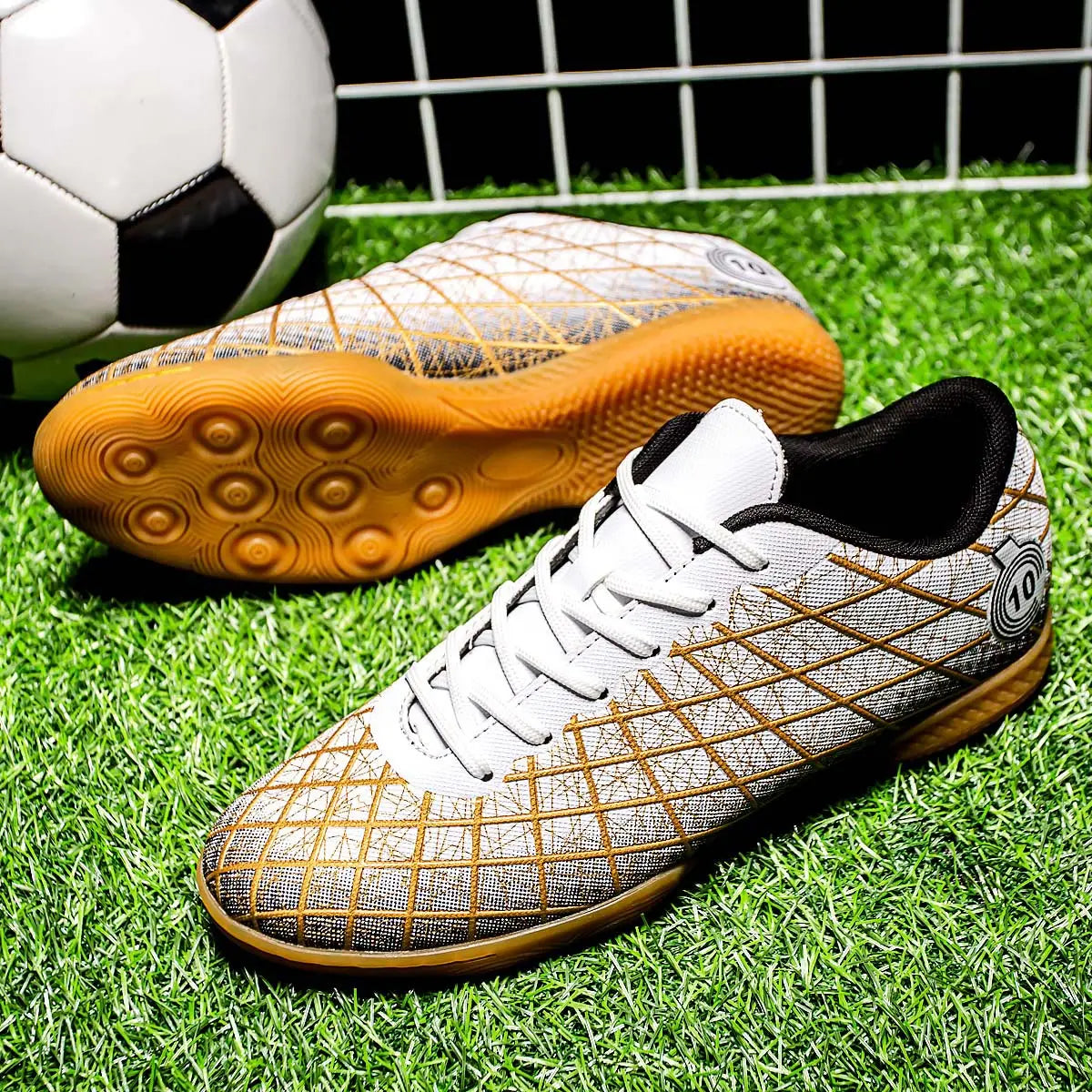 INDOOR™ Men Futsal Football Boots Indoor Football Boots Society Sports Cleats Casual Professional Training High Quality Football Shoes