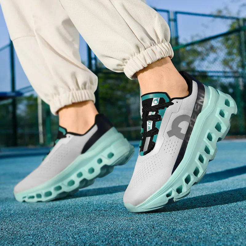 WALKWHITUS ™️Fashionable cushioning running shoes, sports new fashion casual breathable mesh men's shoes, trendy shoes