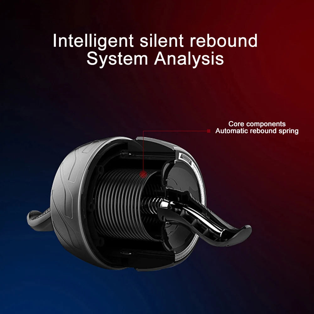 PERFECT™ Rebound Ab Roller Wheel, with Knee Mat Abs Workout Equipment for Home Gym Fitness Strength Home workout Training