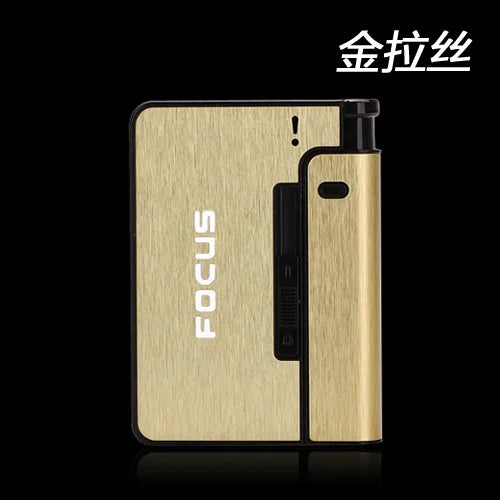 ZIPPO ™ portable automatic cigarette case metal cigarette boxes 10pcs cigarette holder case not lighter gadget for men