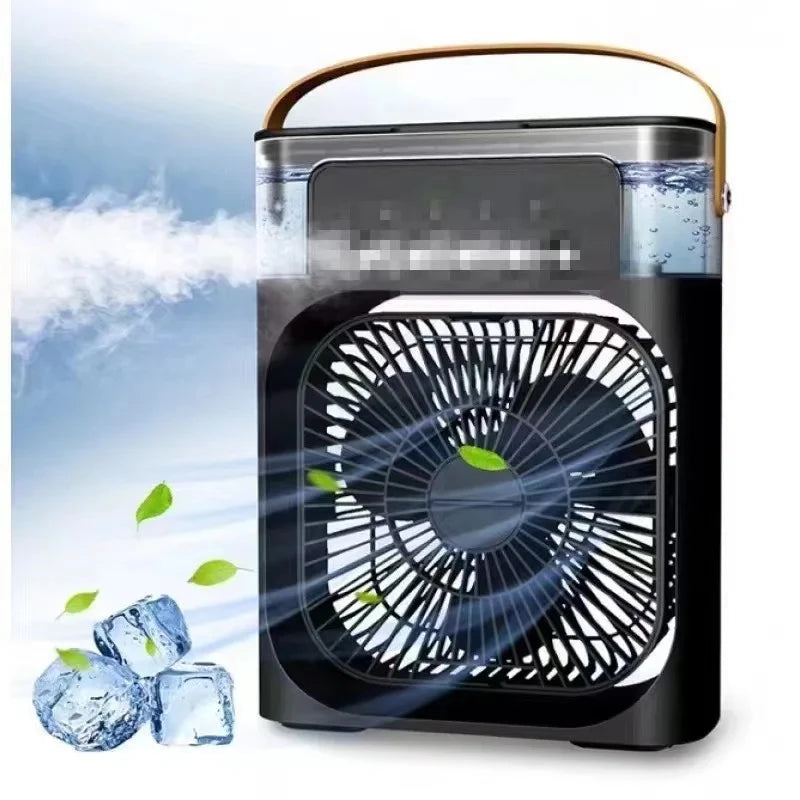 KUALOOL™️ NEW   ™️Personal / Portable   Fan Air Conditioners USB Electric Fan LED Night Light Water Mist Fun 3 In 1 Air Cooler,