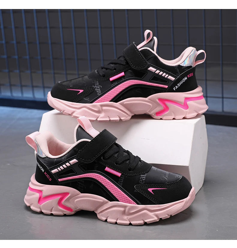 RIGHT STEPS™️ Kids Casual Boys/GIRLS Shoes Soft Sole Kids Shoes Non-Slip Sneakers Shoes Outdoor Student's Children Pink Girls Sport Walking Footwear